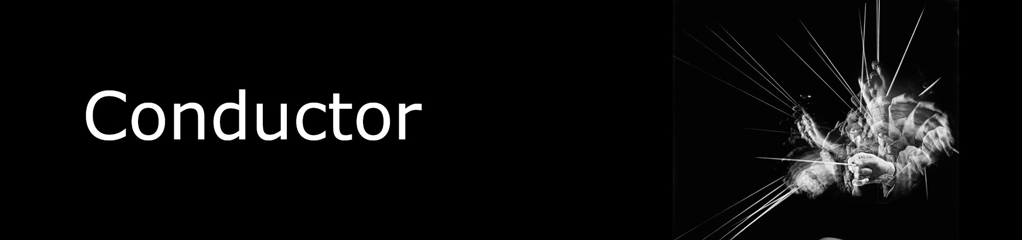 Conductor banner